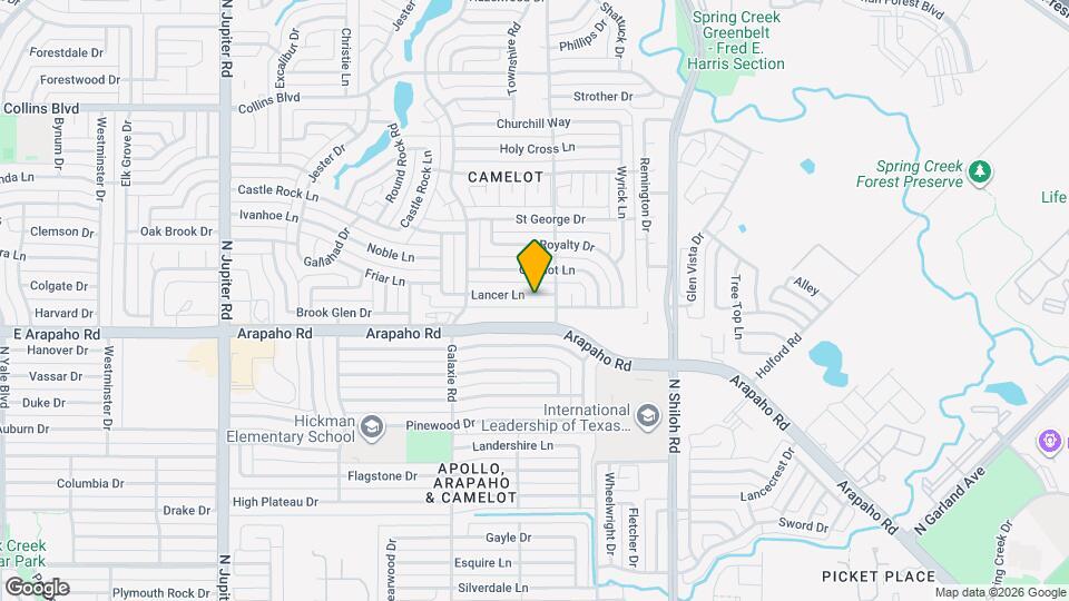 2814 Lancer Ln Map and Location Details