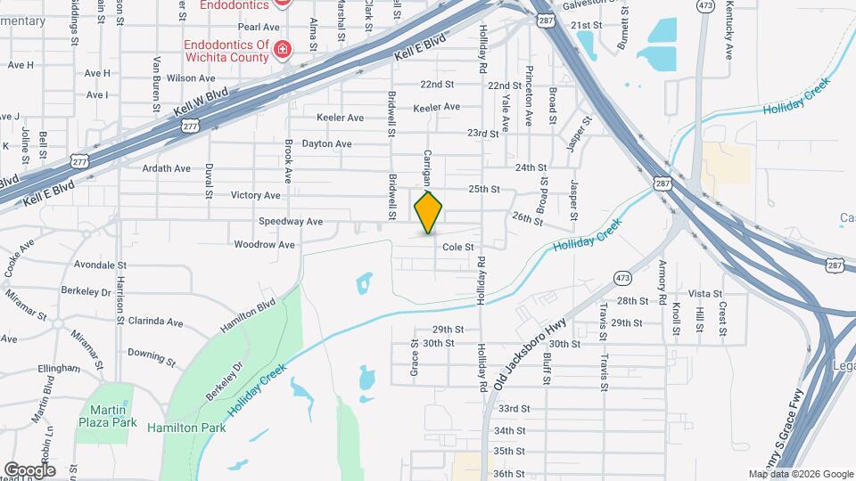 1602 Cole St Map and Location Details