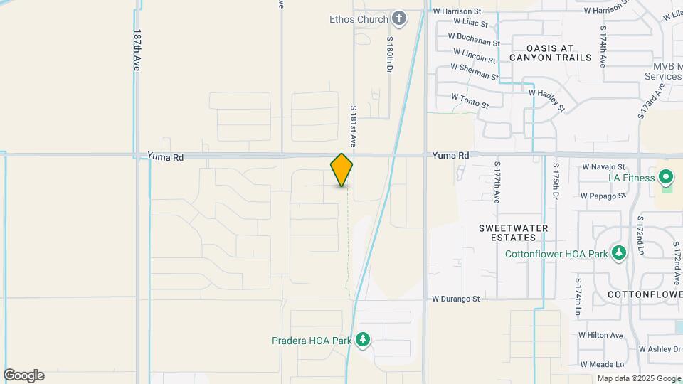 18141 W Yavapai St Map and Location Details