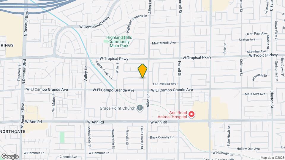 3721 Discovery Creek Ave Mapa y Detalles de la Ubicación
