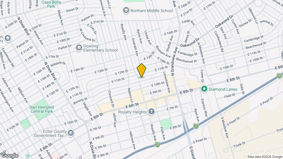 2103 Beverly St Map and Location Details