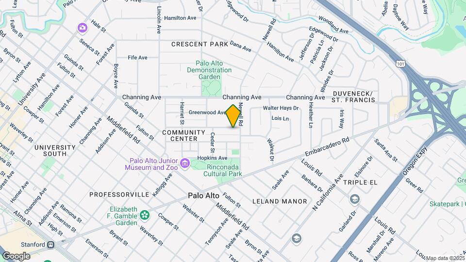 1430 Harker Ave Map and Location Details