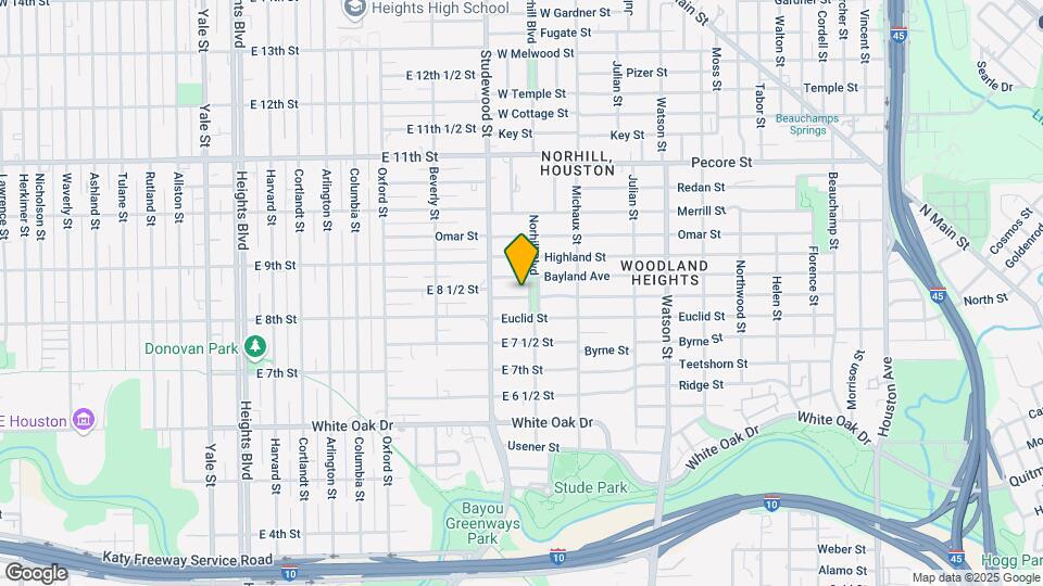 3103 Norhill Blvd Map and Location Details