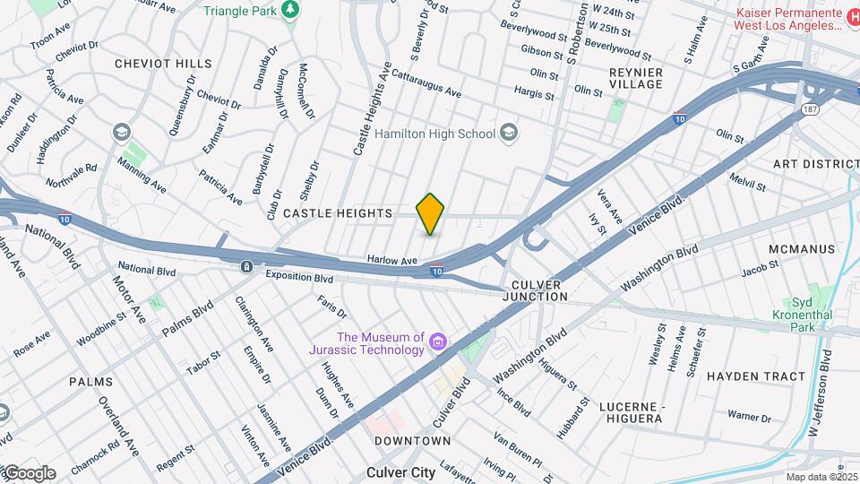 3335 Canfield Ave Mapa y Detalles de la Ubicación
