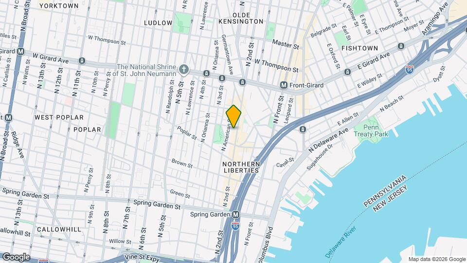 980-982 N 2nd St Mapa y Detalles de la Ubicación