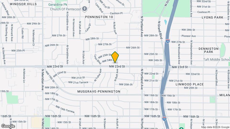 3905 NW 23rd St Map and Location Details