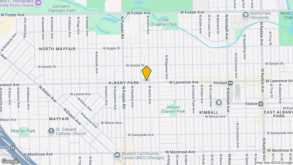 3840 W Lawrence Ave Map and Location Details