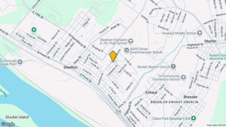 430 Swatara St Map and Location Details