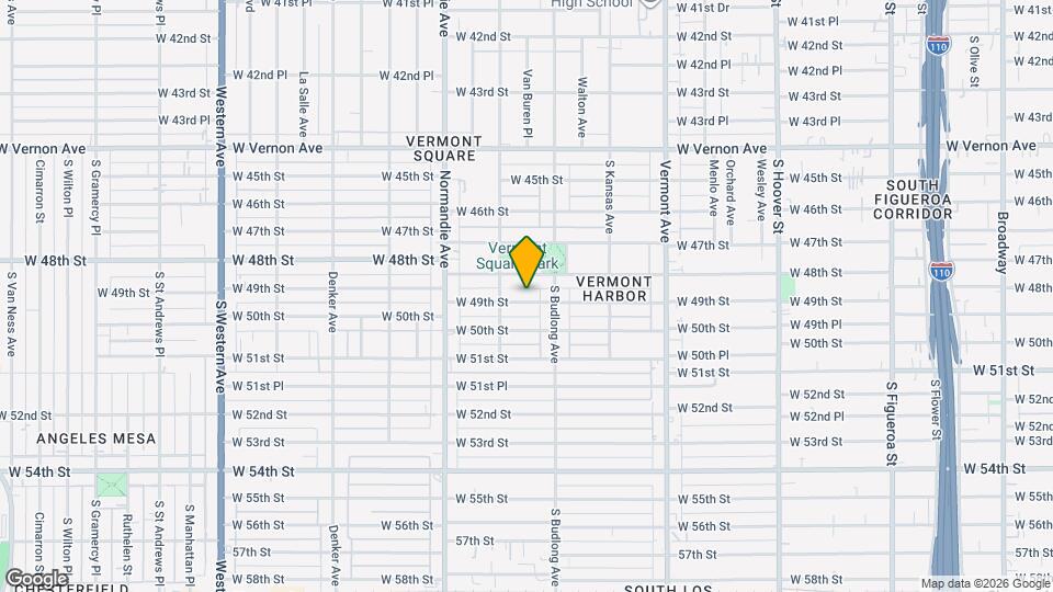 1231 W 49th St Map and Location Details