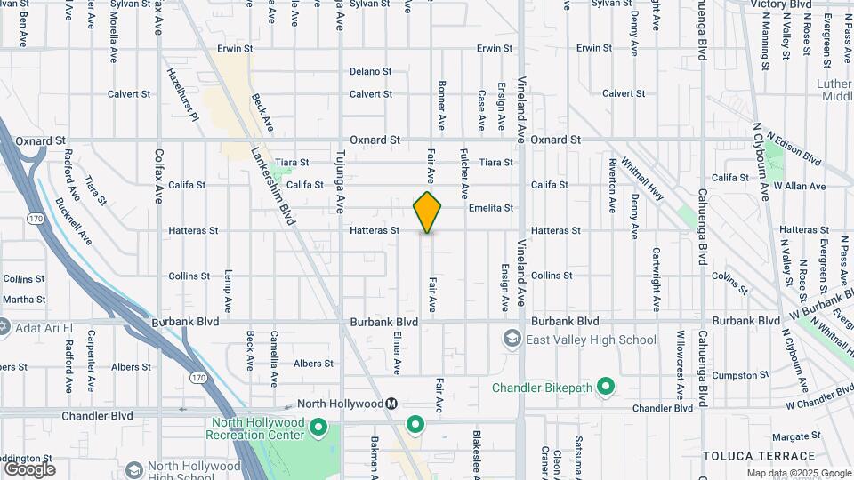 5749-5753 1/2 Fair Ave. Map and Location Details