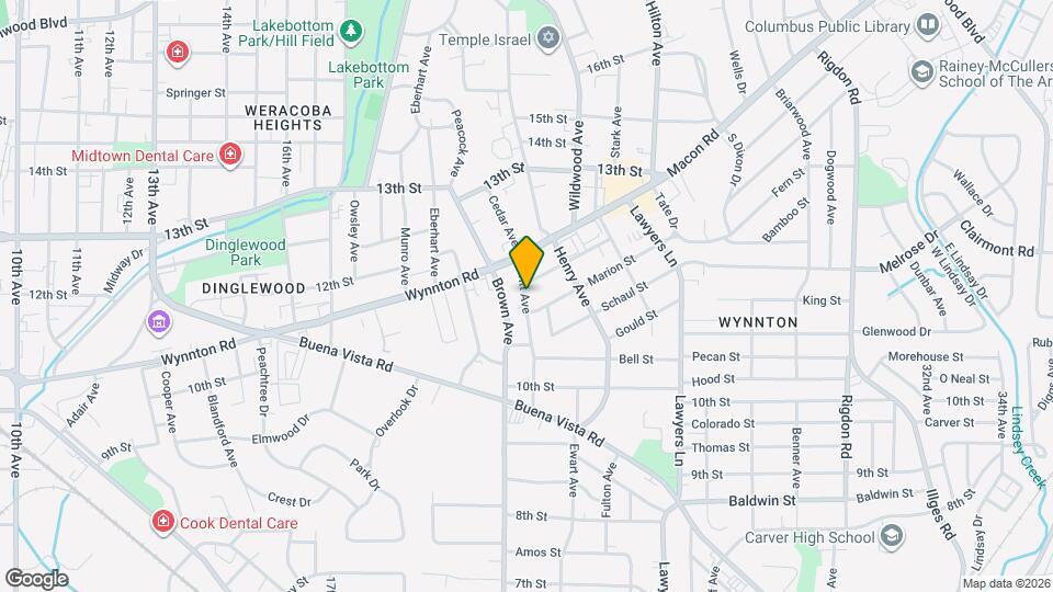 1146 Britt Ave Map and Location Details