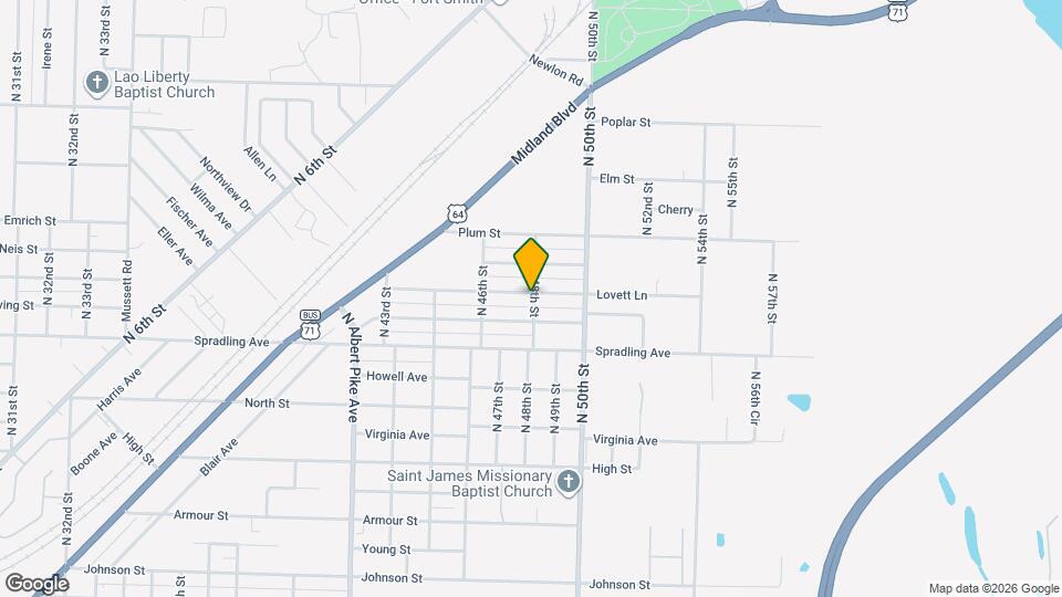 4720 Berkley Ave Mapa y Detalles de la Ubicación