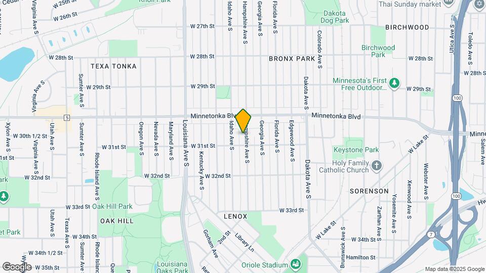 3040 Hampshire Ave S Map and Location Details