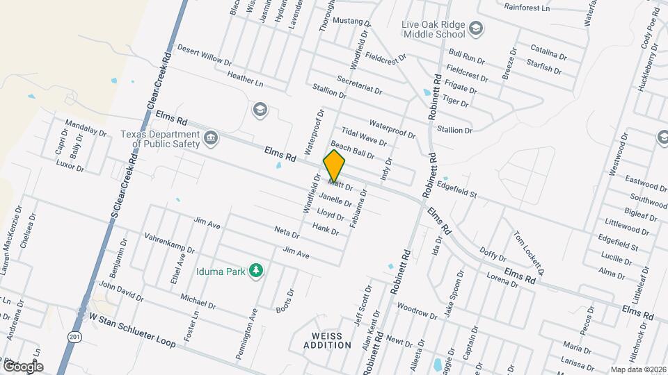 4402 Matt Dr Map and Location Details