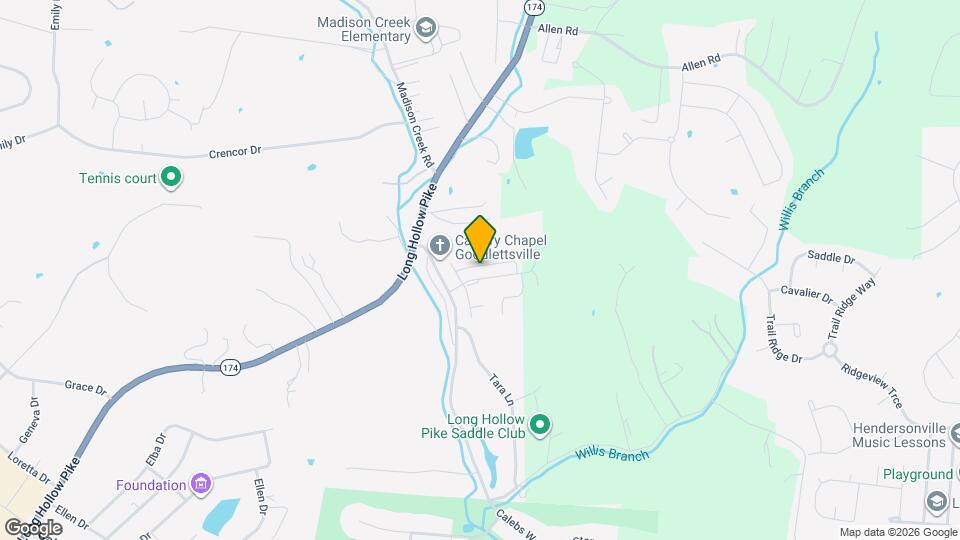 100 Placid Grove Ln Map and Location Details