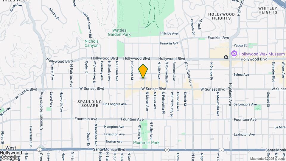 1533 N Vista St Map and Location Details