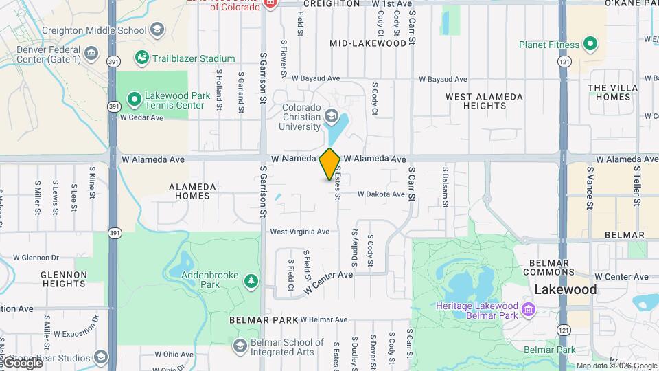 361 S Estes St Map and Location Details
