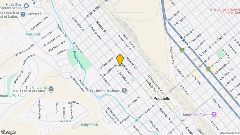 721 N Arthur Ave, Unit 721 N. Arthur Mapa y Detalles de la Ubicación