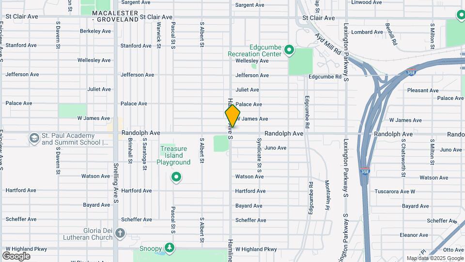 1337 Randolph Ave Map and Location Details