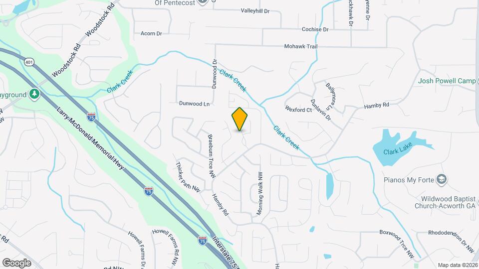 5025 Oak Hollow Dr NW Map and Location Details