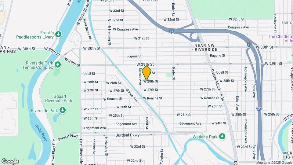 1149 W 28th St Map and Location Details