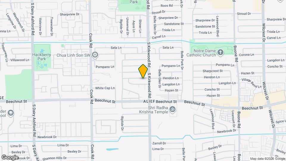 11915 Hendon Ln Map and Location Details