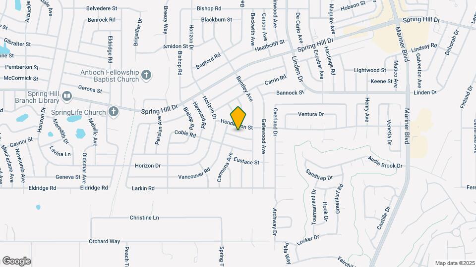 10165 Gamewell St Map and Location Details