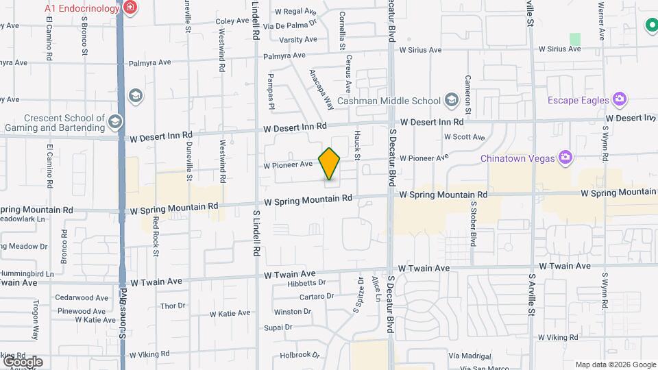 5171 W Pioneer Ave Map and Location Details