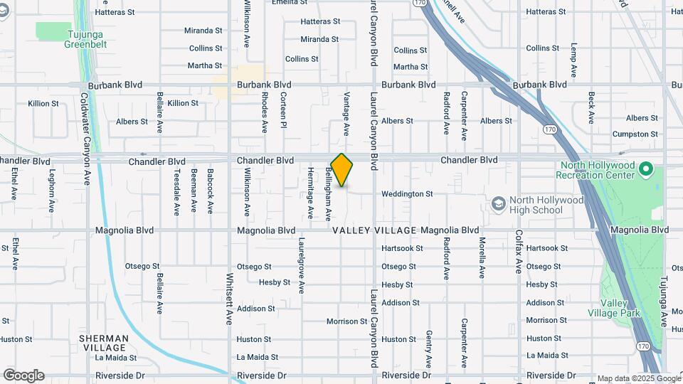 5301 Vantage Ave Map and Location Details