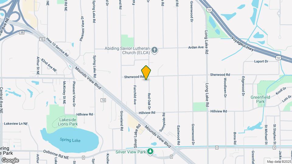 8070 Red Oak Dr Map and Location Details