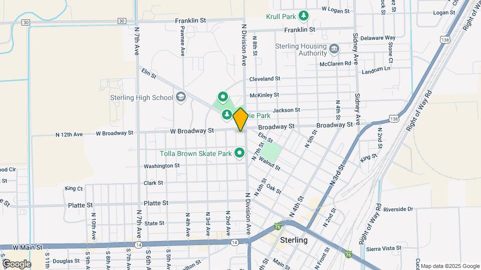 609 N Division Ave Map and Location Details