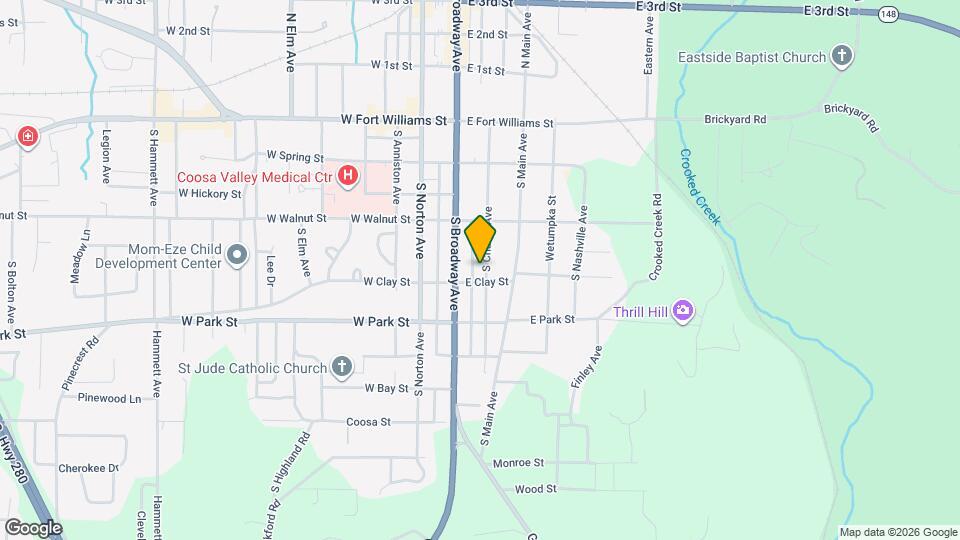 14 E Clay St Map and Location Details