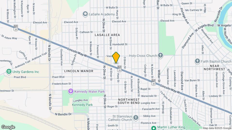 2205 Lincoln Way W Map and Location Details