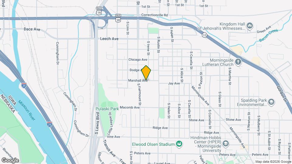 2720 Marshall Ave Mapa y Detalles de la Ubicación