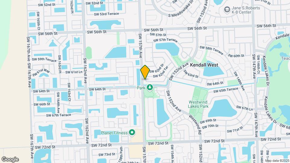 6340 SW 156th Ct Mapa y Detalles de la Ubicación