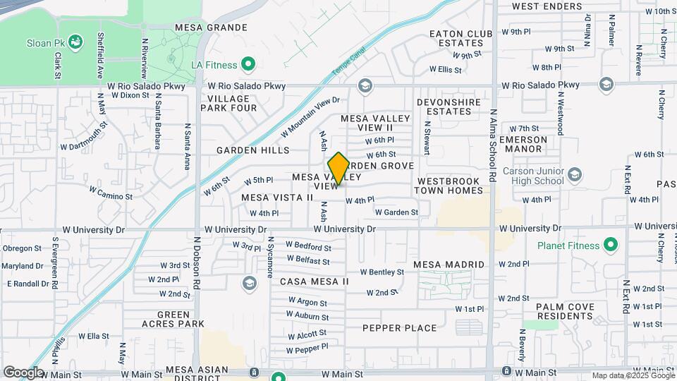 1611 W 5th St Map and Location Details