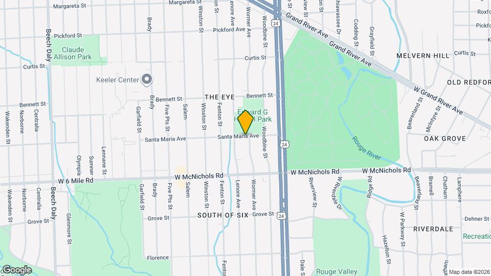 17253 Wormer Ave Map and Location Details