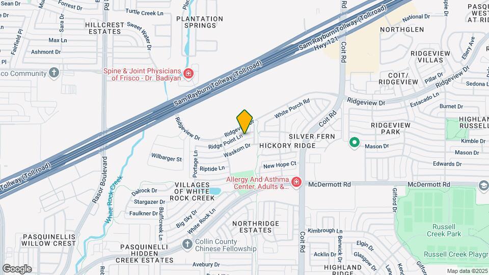 4312 Ridge Point Ln Map and Location Details