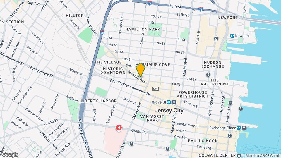 218 NEWARK Ave Map and Location Details