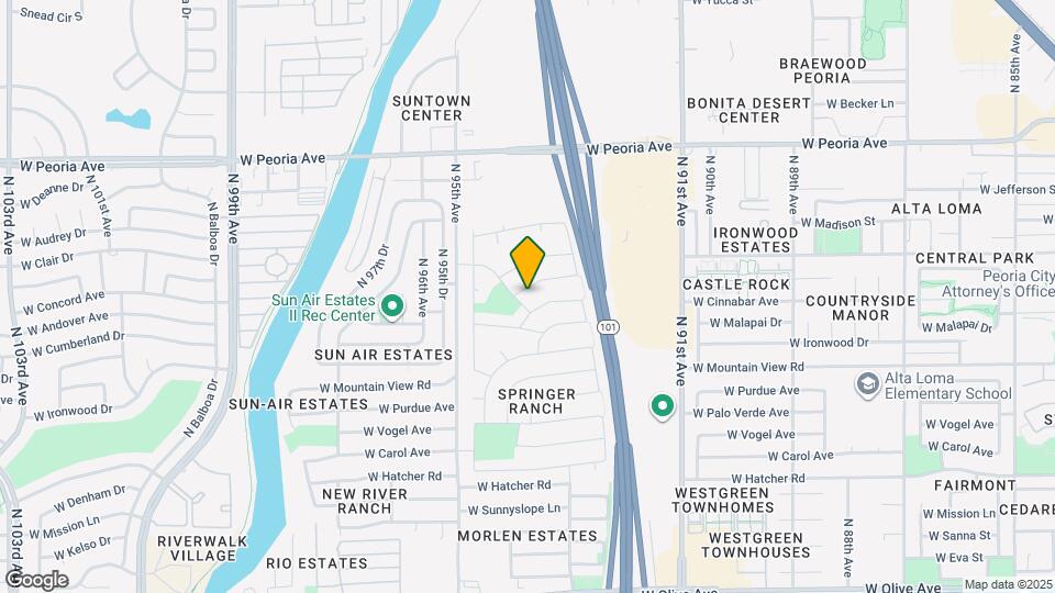 9327 W Gold Dust Ave Map and Location Details