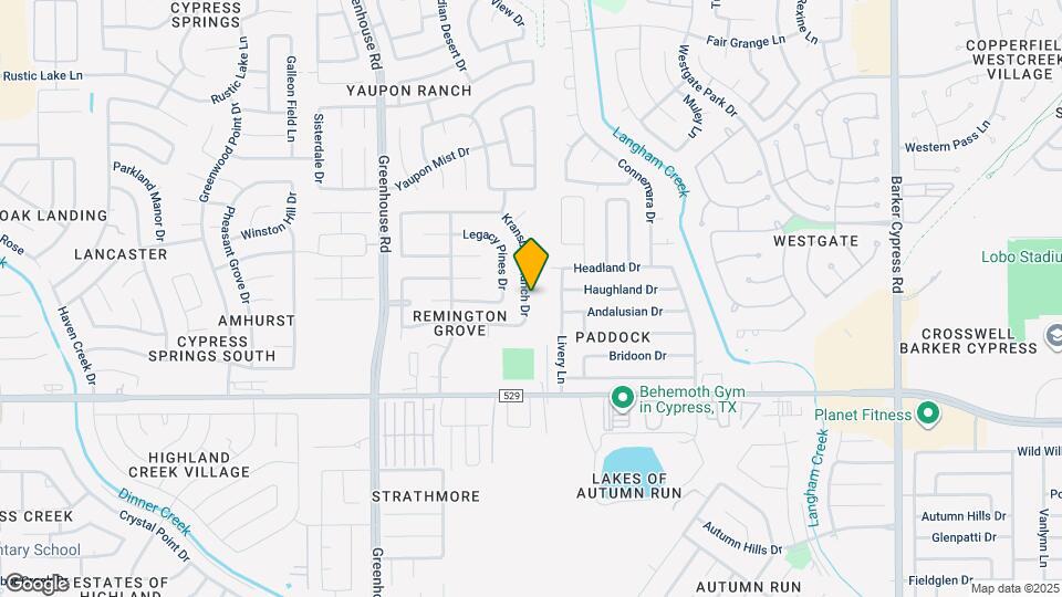 7306 Kransburg Ranch Dr Map and Location Details