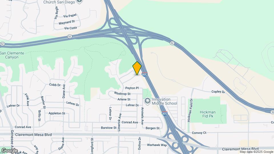 5345 Northridge Ave Map and Location Details