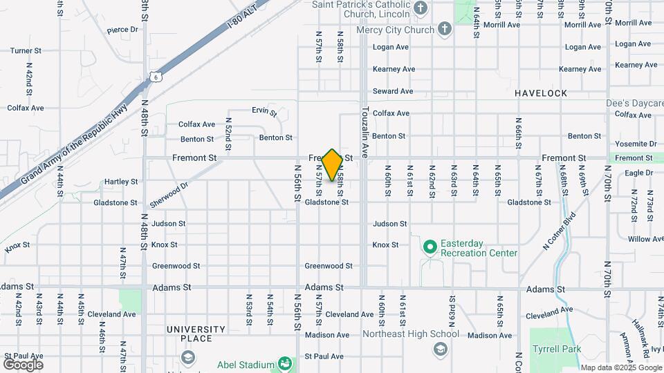 5725 Hartley St Map and Location Details