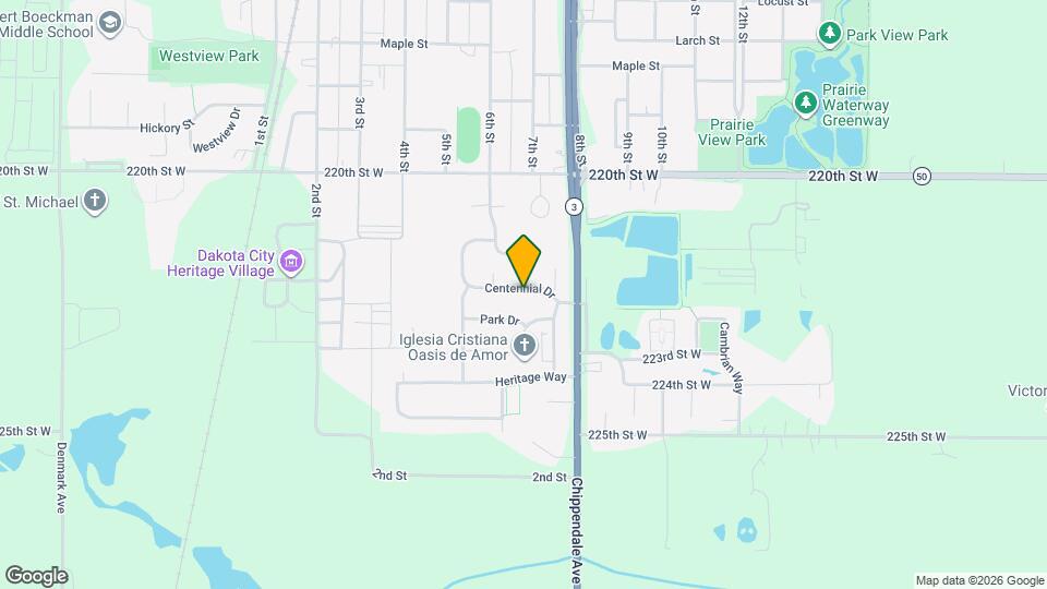 614 Centennial Dr Map and Location Details