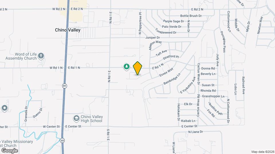 1216 Brentwood Way Map and Location Details