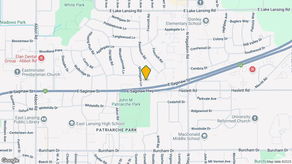 1242 Stonegate Ln Map and Location Details