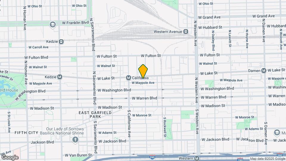 2708 W Maypole Ave, Unit 1stfloor Map and Location Details