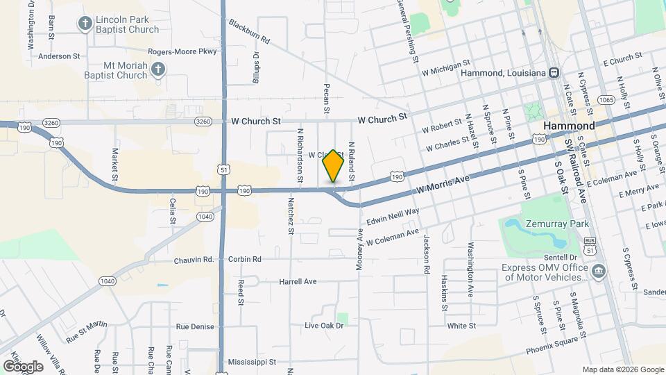 103 N Scanlan St Map and Location Details