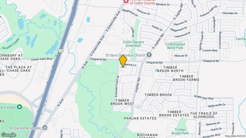 7204 Petersburg Dr Map and Location Details