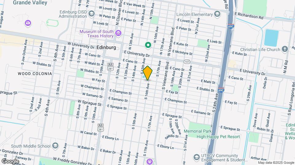 522 E Stubbs St Map and Location Details